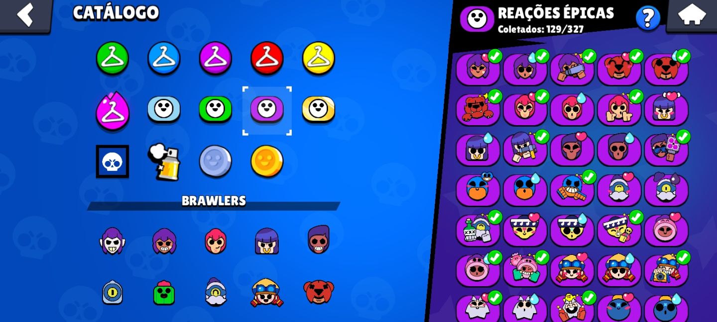CONTA 91K TROFÉUS | 103/104 BRAWLERS | PRESTÍGIO 52 | FULL SKINS