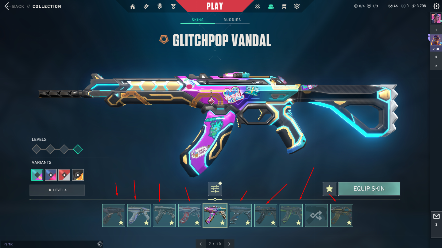 CONTA VALORANT EX IMORTAL FACA LOCK-IN 3800 GASTOS PACOTE ARCANE 1/4 VALOR GASTO