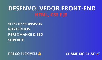 CRIO SITES OU PORTFÓLIOS DA MANEAIRA QUE VOCÊ QUISER!