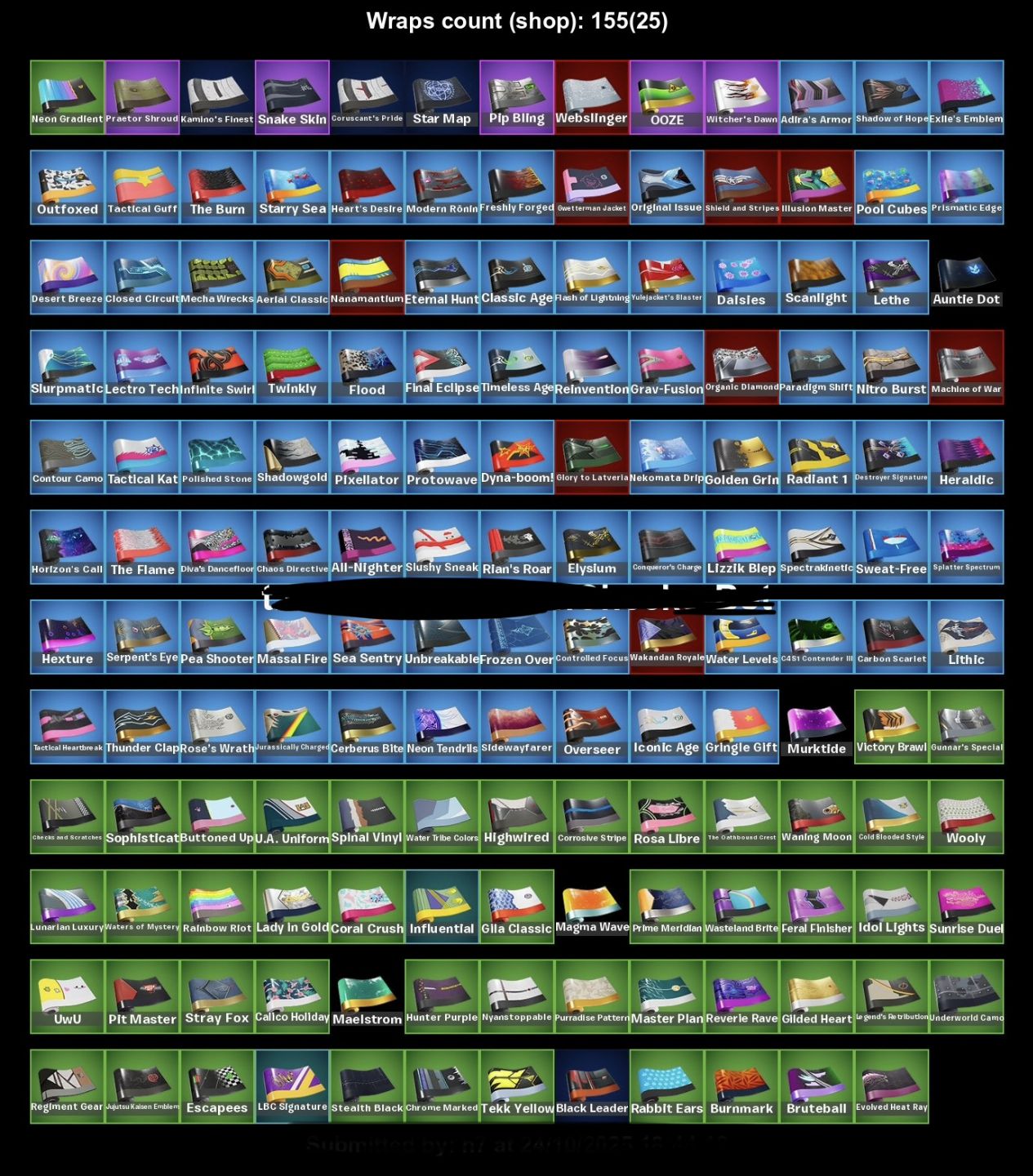 Conta Fortnite com 234 skins (skins que não voltam) e diversas outras coisas