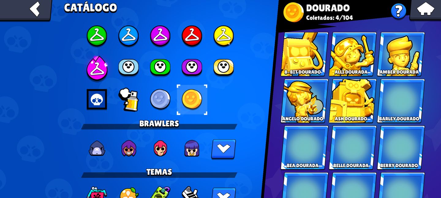 CONTA BRAWL STARS DE 2019 - RECURSOS e Itens exclusivos