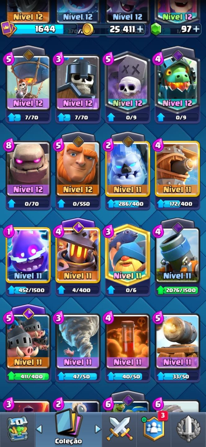 CONTA CLASH ROYALE +14K TROFÉUS!!!
