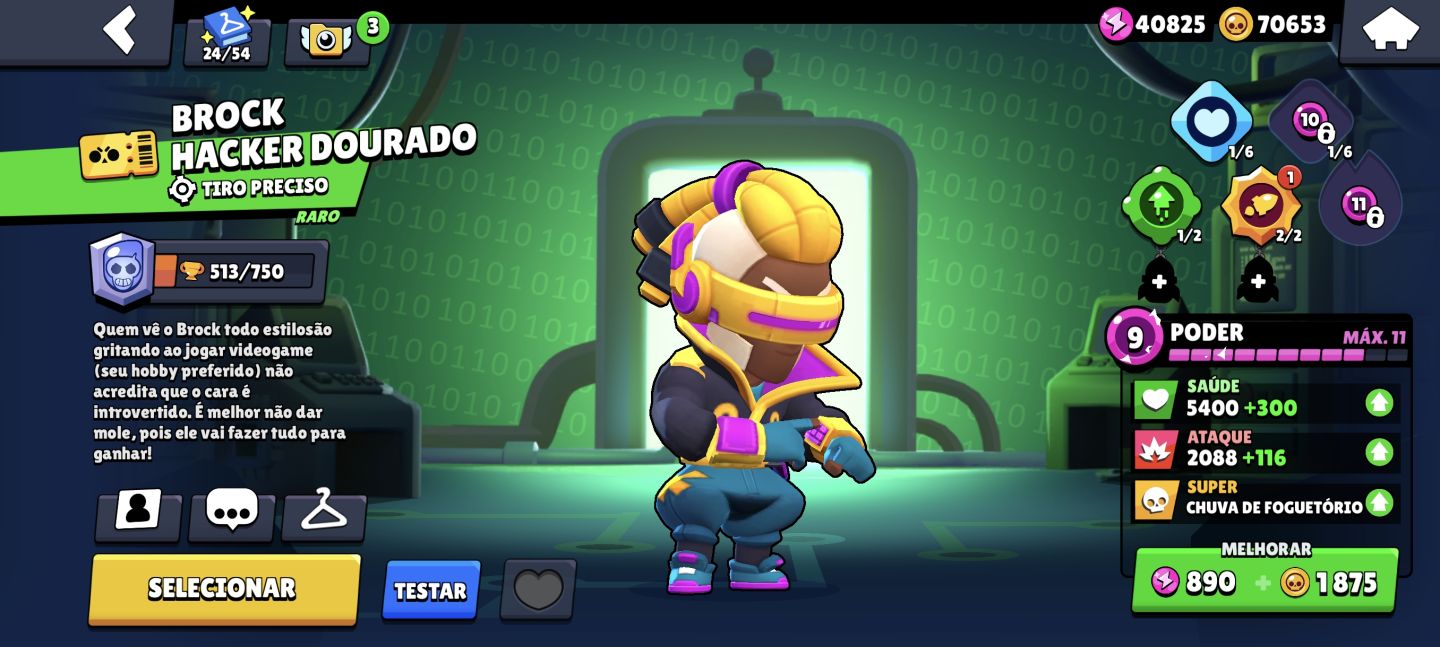 Conta de Brawl Stars de 2019 com muitos recursos!