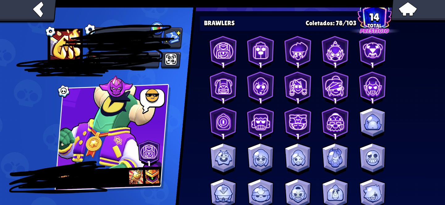 Conta brawl stars + clash royale (30k + 10k)