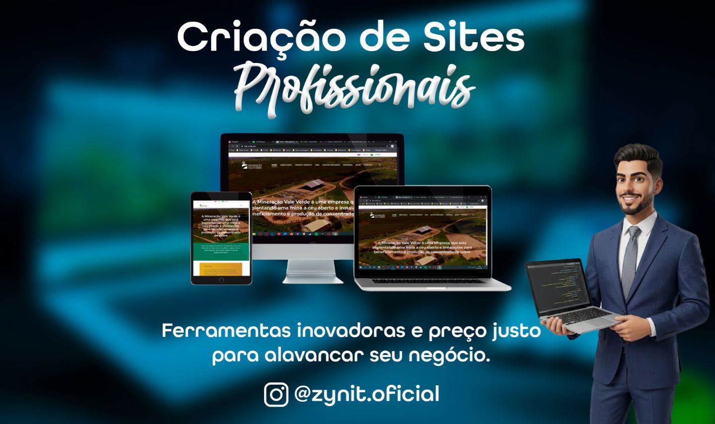 CRIAÇÃO DE SITES PROFISSIONAIS E SISTEMAS WEB | ZYNIT Soluções