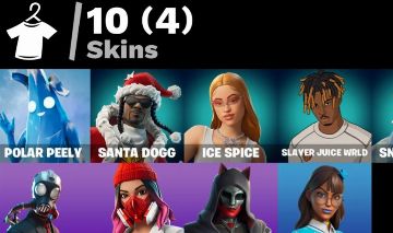 CONTA FORTNITE COM ICE SPICE, JUICE WRLD, 10 SKINS