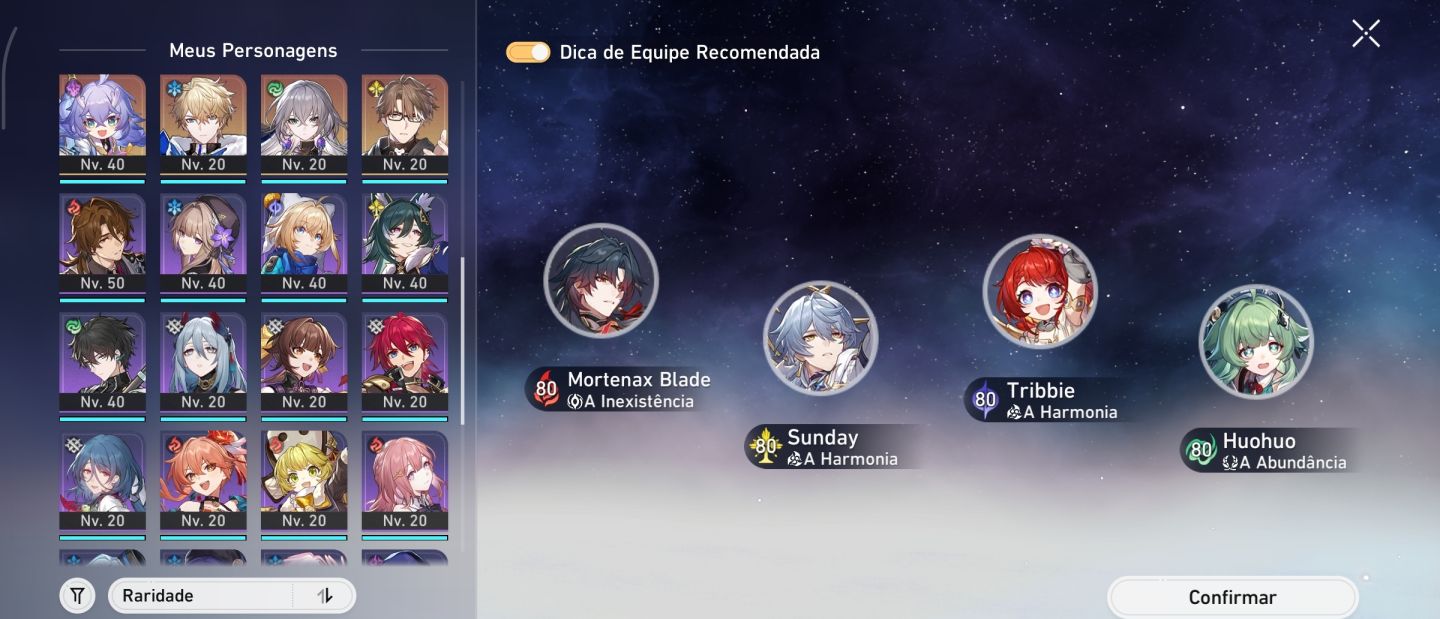 NV68 - Time Premium Phainon + Cones | Pity Garantido | +Pet Colecionador