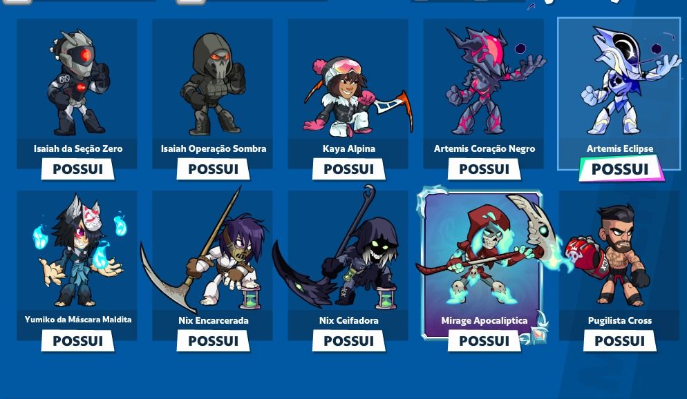 CONTA STEAM DE BRAWLHALLA COM MAIS DE 2000 GASTO E 12 PASSES E MUITOS JOGOS