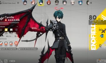 Camille + arma assinatura Zhuang Fangyi P2 mais varios personagens 5 estrelas