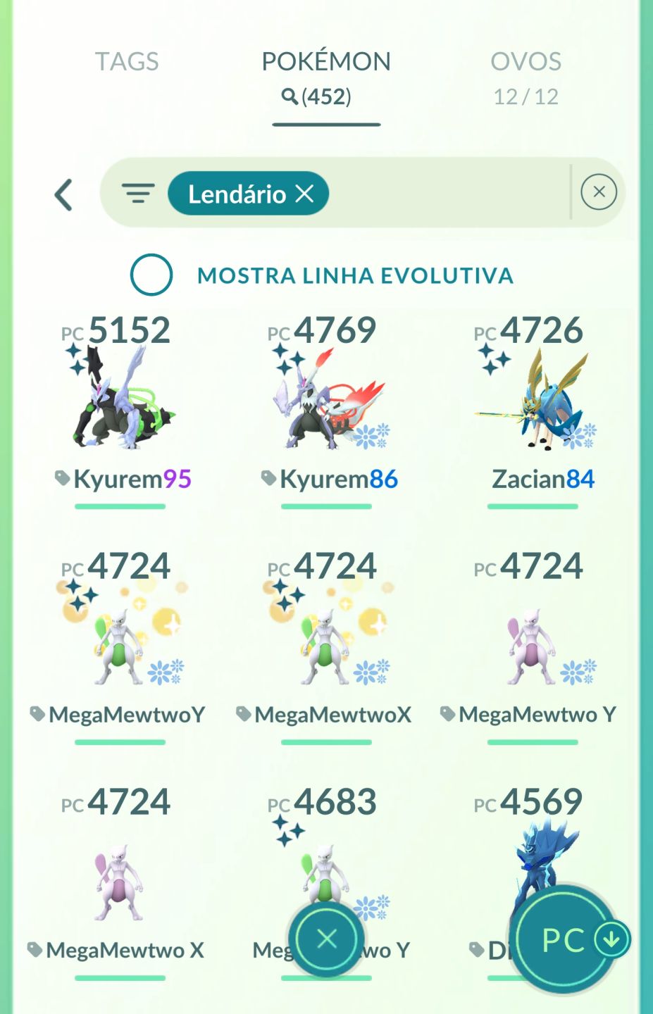 Conta Pokemon GO 2016