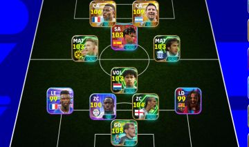 CONTA EFOOTBALL 2027 COM MESSI BIG TIME 111 E MBAPPE BIG TIME 106