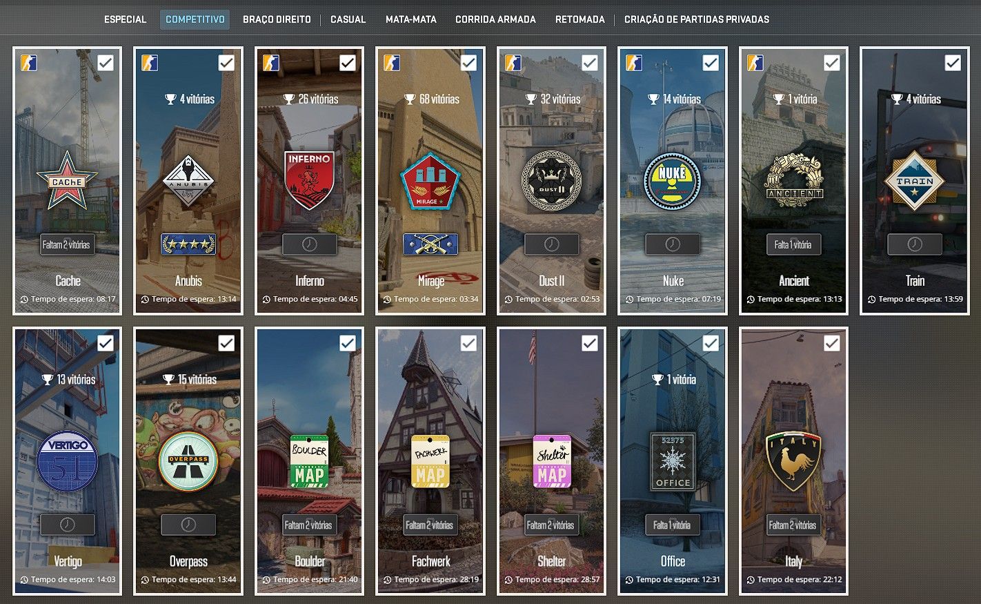 CS2 PRIME + PREMIER + MEDALHAS + LEVEL STEAM