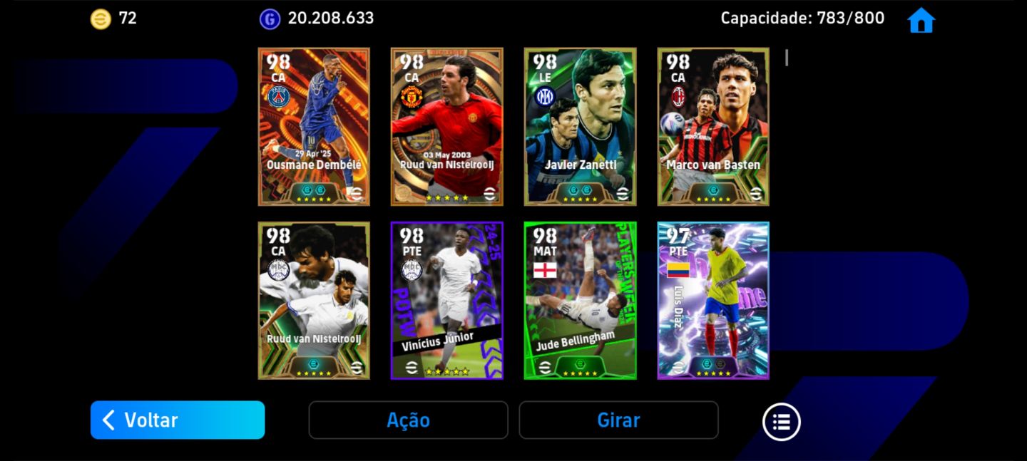 Conta Efootball Mobile