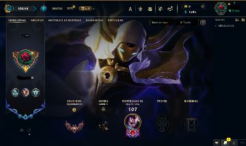 CONTA LOL 100% SEGURA | FULL ACESSO | 5 SKINS-CAMPEÃO 38|NIVEL 62| BRONZE