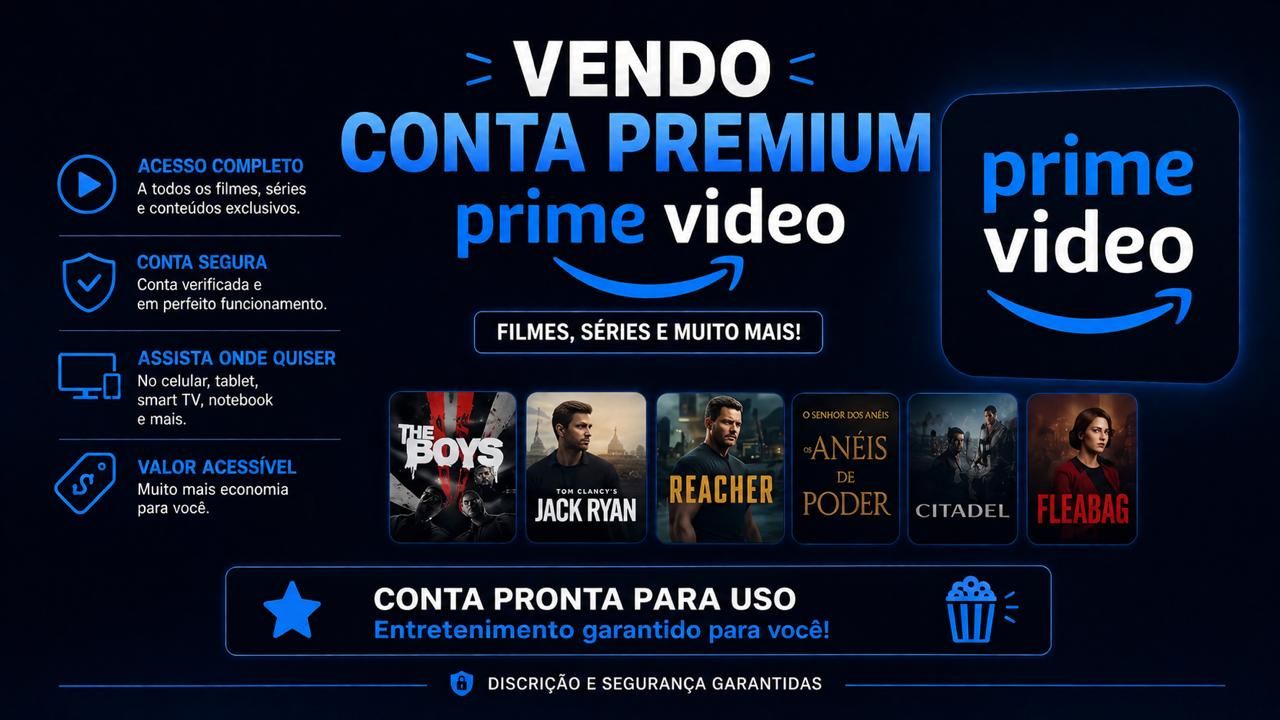 Prime Video Acesso Privado + PIN+ perfil exclusivamente seu