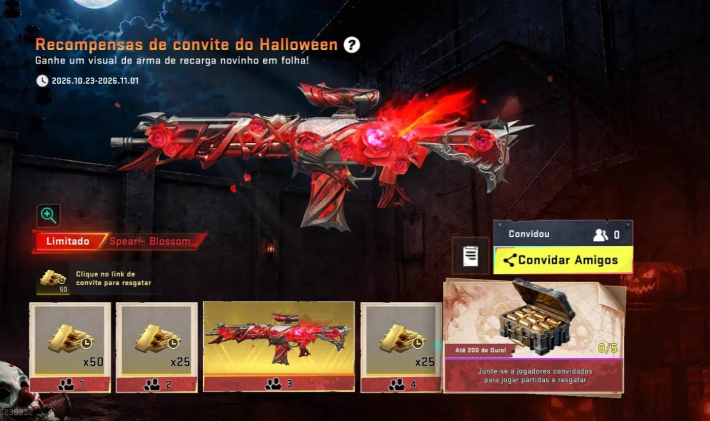 CONVITES DE AMIGOS DO HALLOWEEN