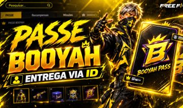 [PROMOÇÃO] Passe de Elite Booyah Premium Free Fire - Via ID Sem Adicionar
