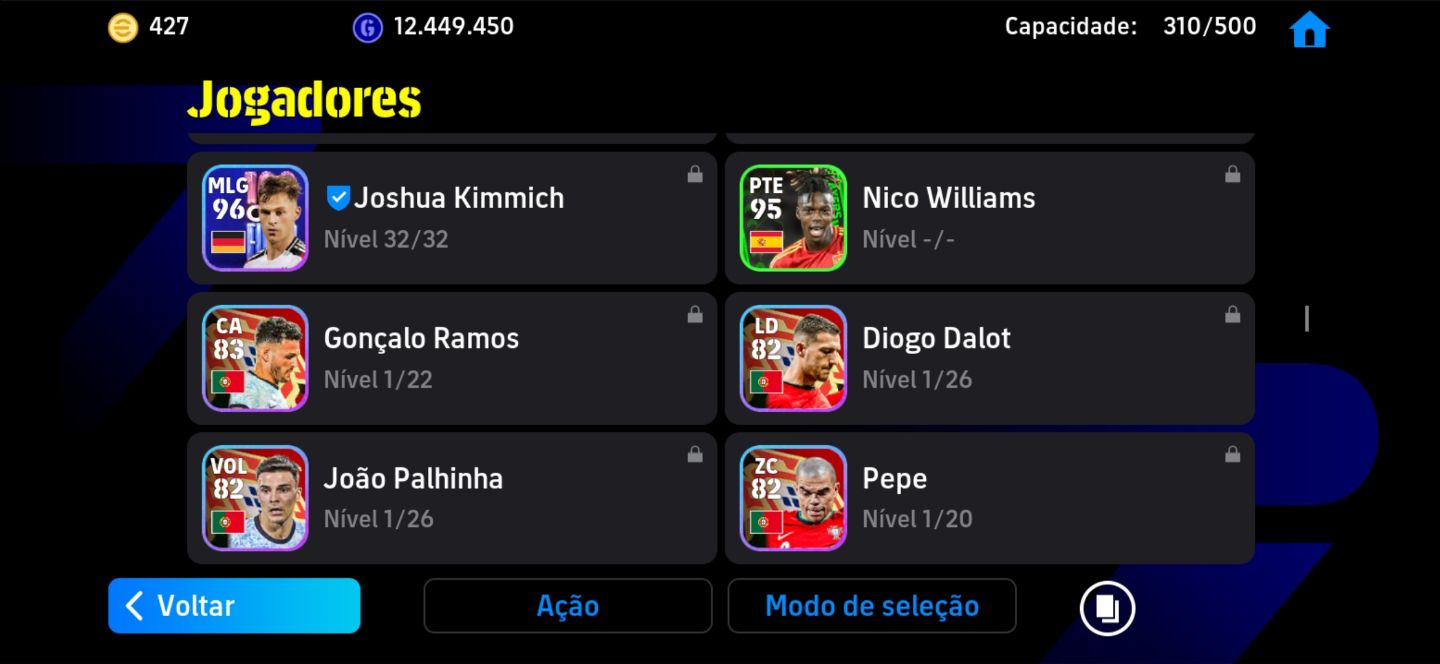 Conta Efootball Messi Raro 2014 + Rudiger ST Antigo + FC 3149