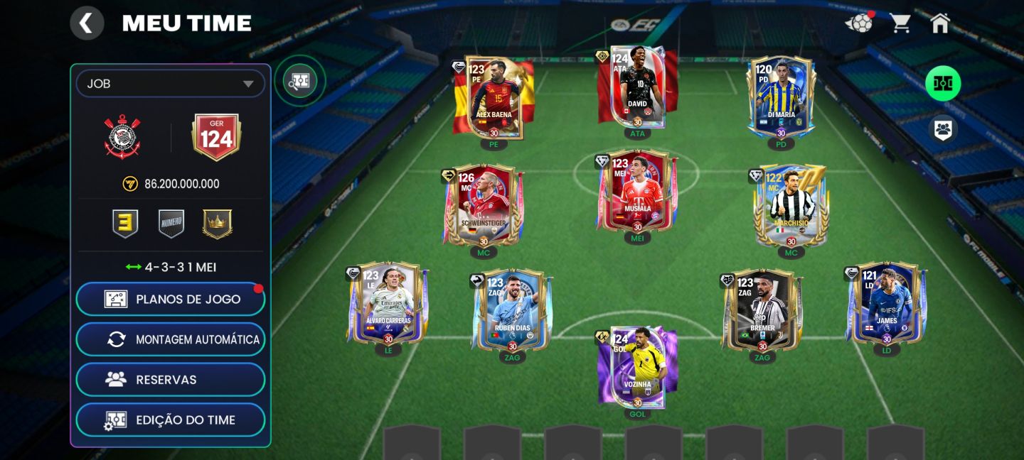 CONTA FC MOBILE GER 124 | EA + FACEBOOK | NÍVEL 72 | 2024