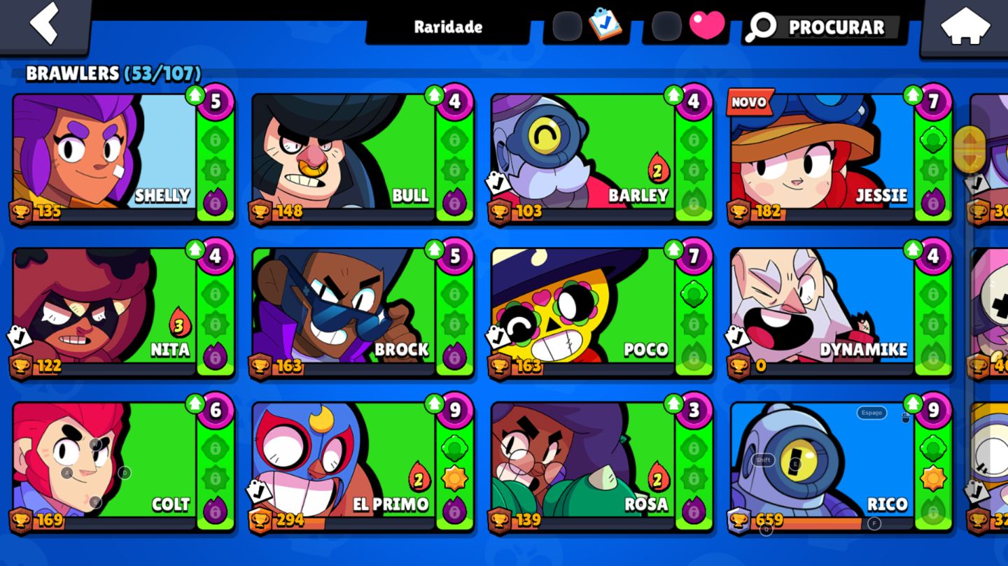 Conta Brawl Stars Com varios lendarios e skins exclusivas do kenji e de passes