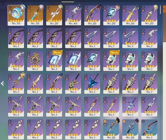 CONTA GENSHIN// MUALANI C2R1 + KAZUHA C2R1 + CHASCA + MUITOS RECURSOS.
