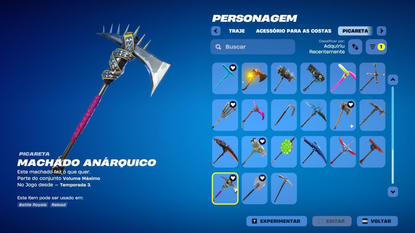 Conta Fortnite com Salve o mundo, itens e skins raras, 1400 Vbucks, varios jogos