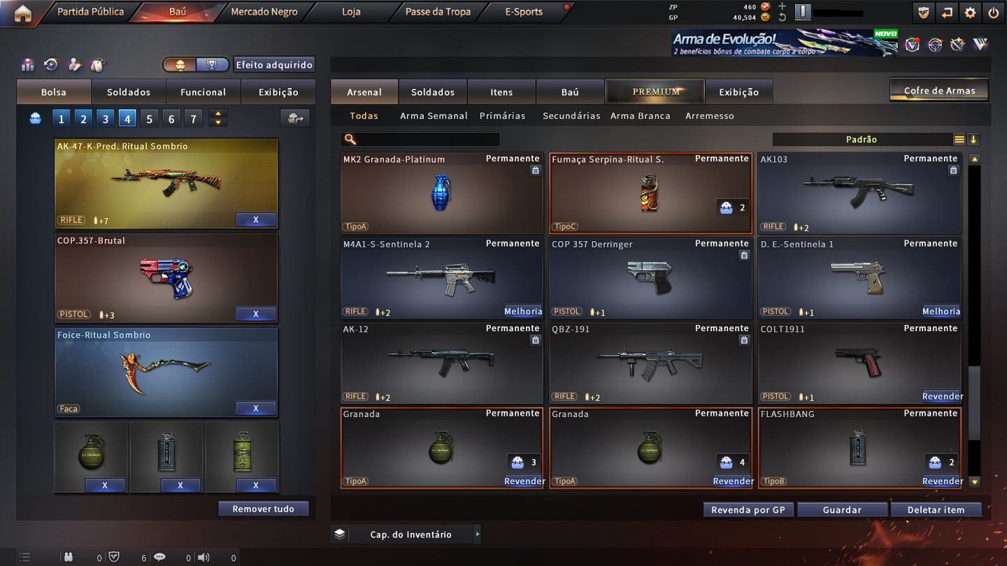 Conta CrossFire Com Vips e Variantes de Vip