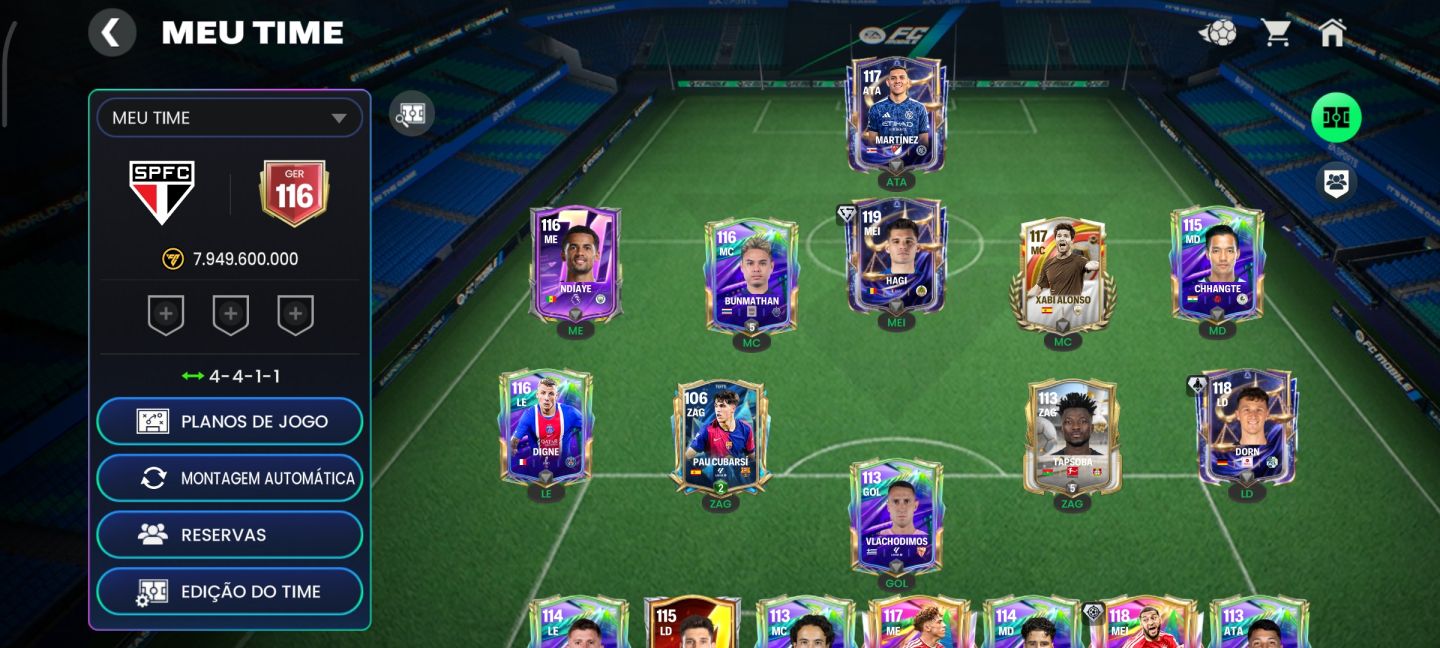 CONTA DE EA FC ANTIGA COM MUITAS GEMAS