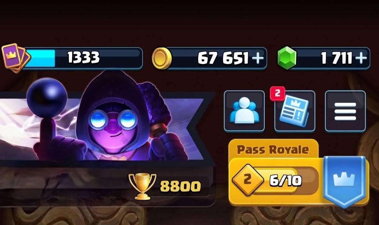 Conta de Clash royale ideal para subir arena