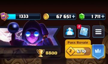 Conta de Clash royale ideal para subir arena