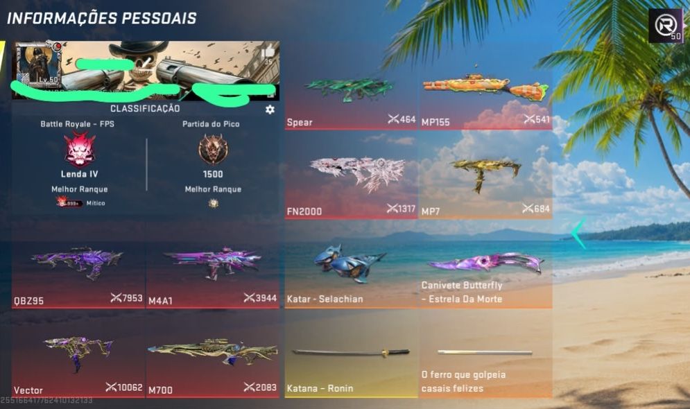 BLOOD STRIKE LVL 50 | 5 SKINS ETERNAS | LEIA A DESCRIÇÃO