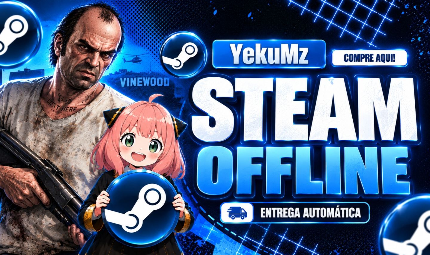 Jogos Steam / Offline Compartilhada [Entrega 100% automática]