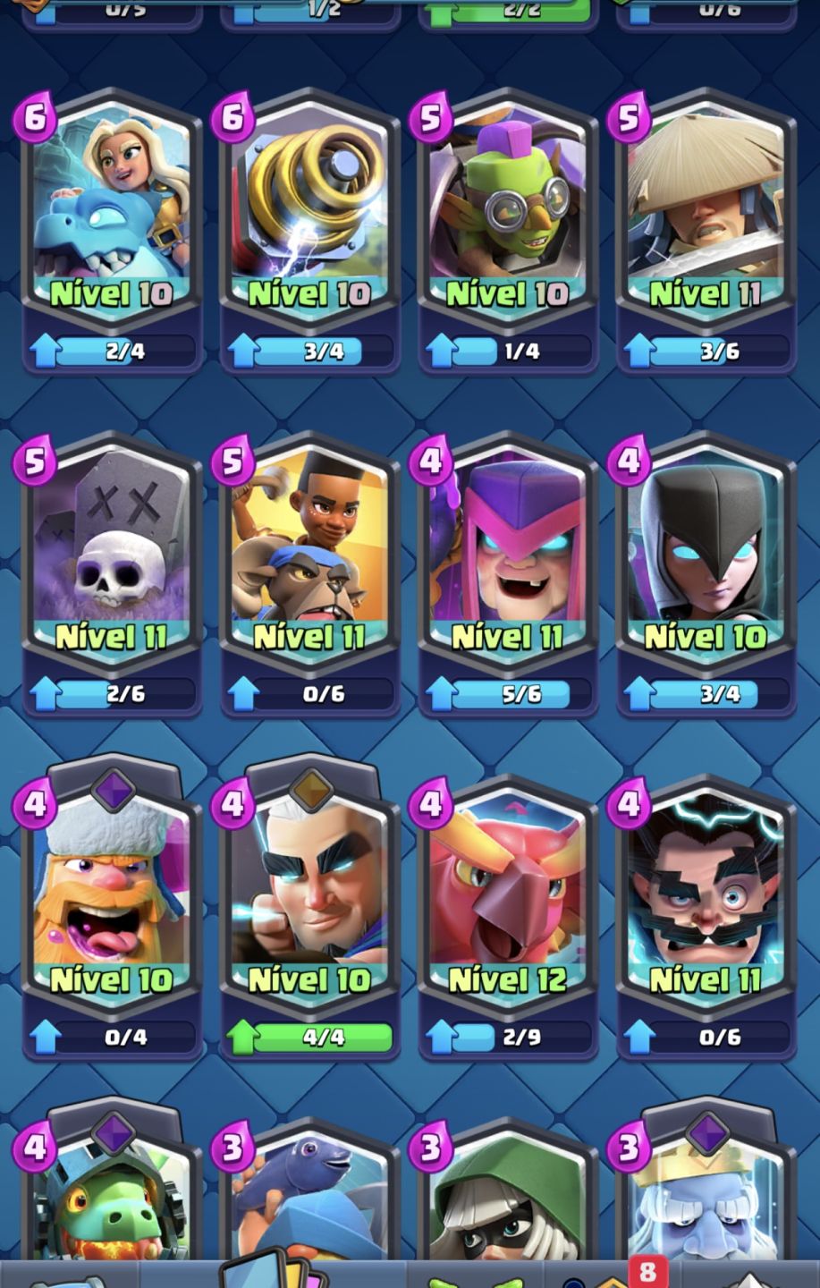 Conta de braw Stars é clhas Royale