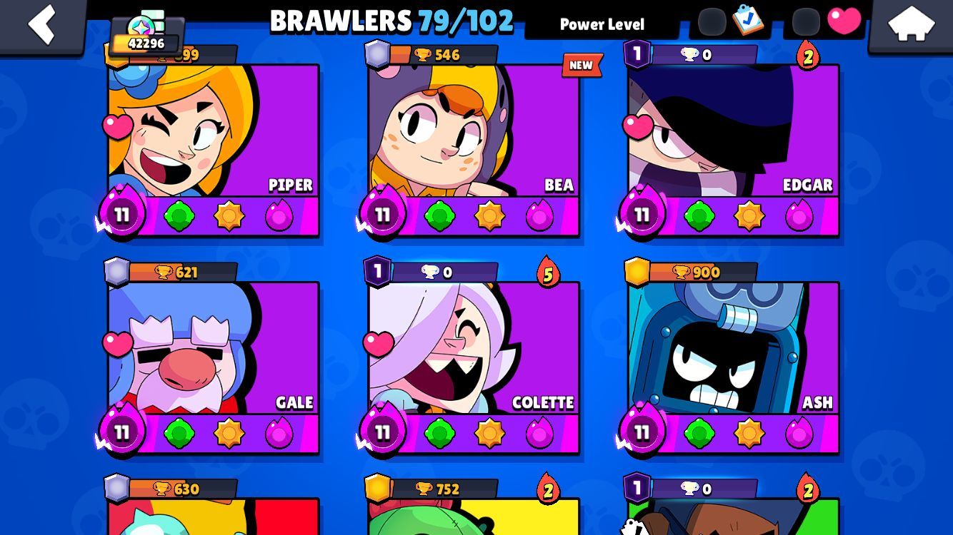 Conta de Brawl Star com +40k de troféus + Shelly Estelar