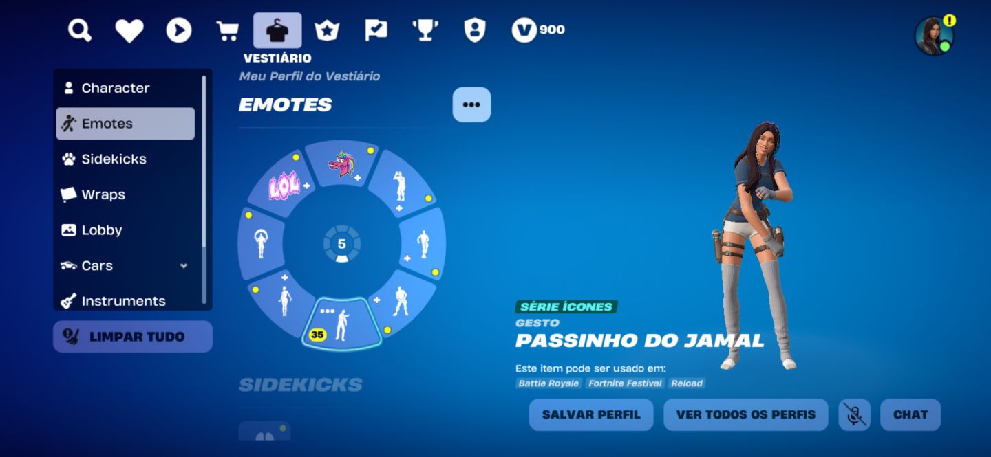 Conta Fortnite Tryhard de Tokens