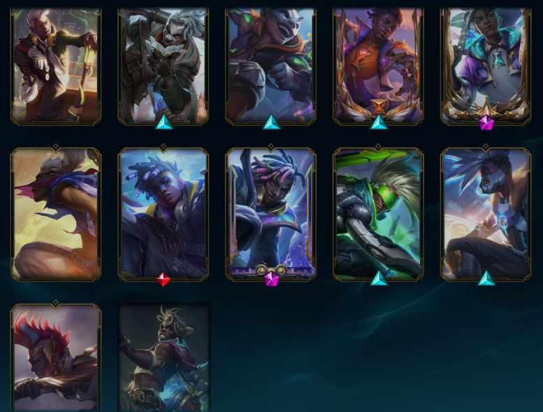 Conta mono ekko com a skin de prestigios!