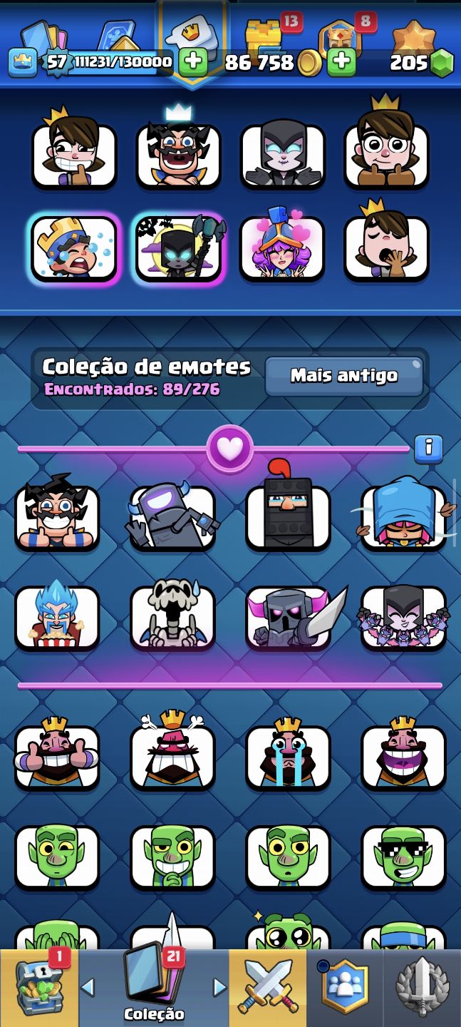 Conta Brwal stars e Clash Royale 24k e 10k troféus!