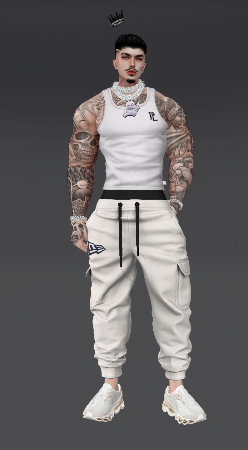 CONTA IMVU MASCULINA RICA COM MAIS DE 30 ACESSÓRIOS E VESTUÁRIO