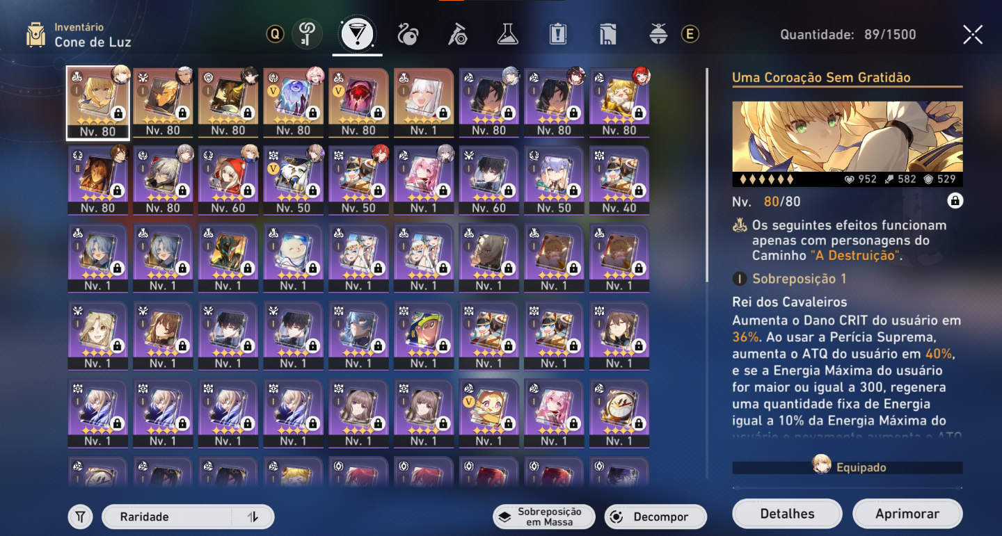 TRIBBIE E1 + SABER(LC) + ARCHER(LC) + PERMANSOR(LC)+SUNDAY+SPARKLE+HYACINE.