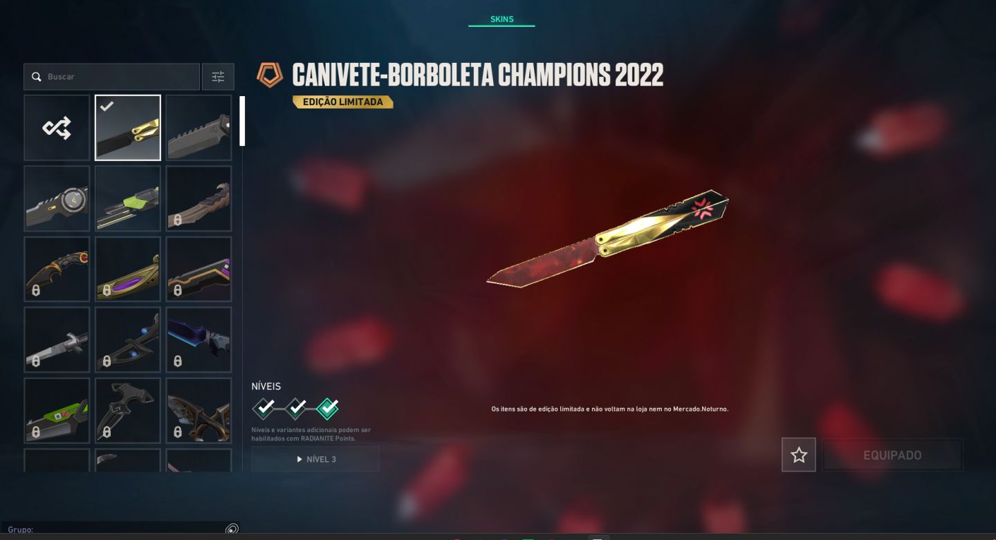 CONTA FULL ACESSO | CHAMPIONS 2022 + RGX 11Z PRO + NETUNO + ION | ENTRE OUTROS.
