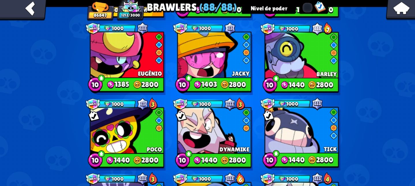 CONTA DE BRAWL STARS COMPLETAMENTE FULL. (DESDE 2018).
