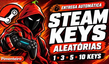 1, 3, 5 OU 10 STEAM KEYS ALEATÓRIAS | ENTREGA AUTOMÁTICA