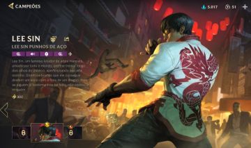 Conta wild rift skin extremamente rara