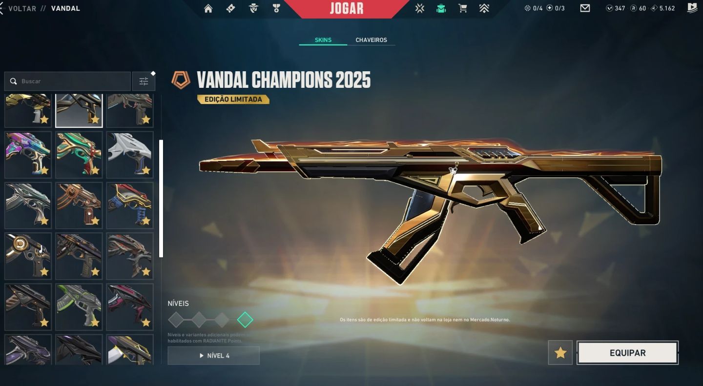 Conta Valorant 4X Radiante Bundles Champions 2021, Mibr e Vct