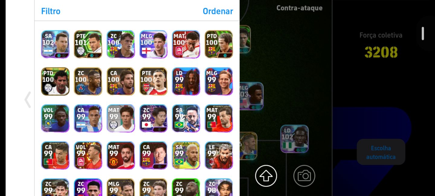 Conta de efootball com 3 épicos de box