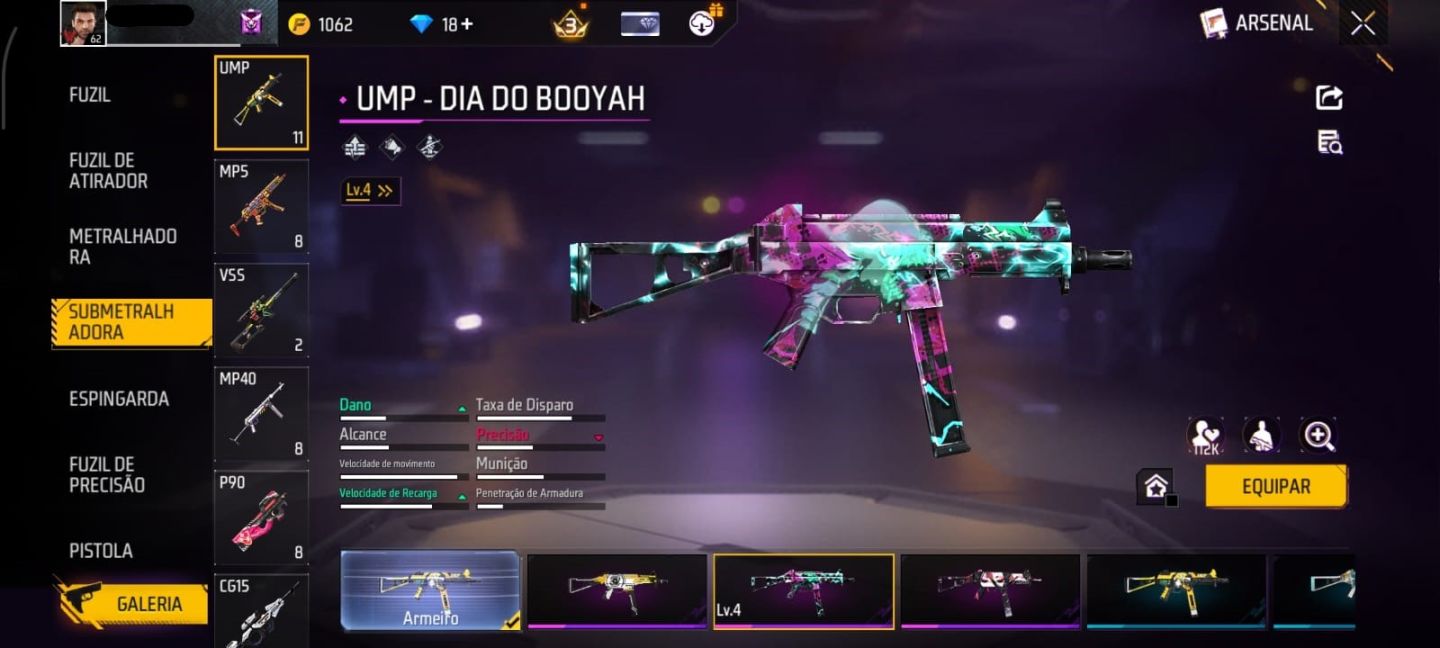 10 Ump Atributa | Xm8 Atributa + 318 Peitorais | Skins de Naruto + Dank master