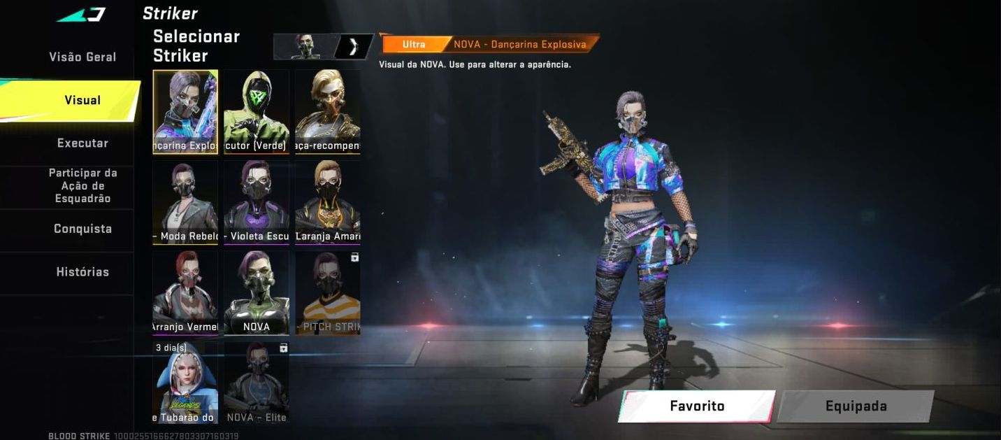 Conta blood strike com melhores skins