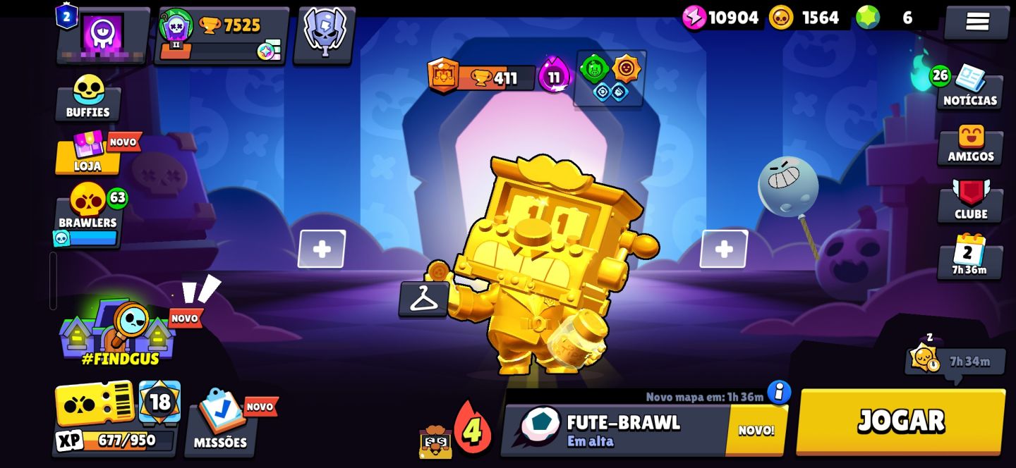CONTA DE BRAWL STARS/CLASH ROYALE