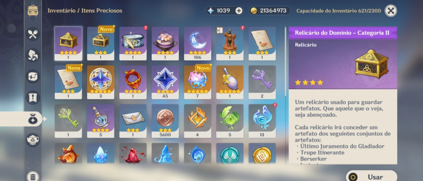 AMERICA-RAIDEN+YAE MIKO+XIAO+NILOU+3 T5+3 SKIN+BISAYATO+ARMA T5 1K GEMAS+7 GIROS