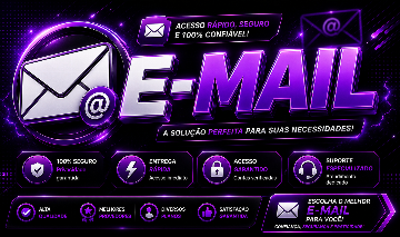 CONTAS E-MAIL - HOTMAIL/OUTLOOK | GMAIL | FISRTMAIL